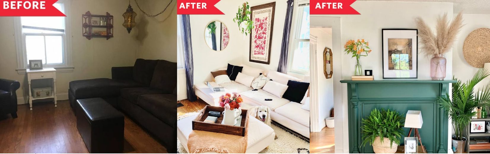 decoracao de apartamento pequeno antes e depois