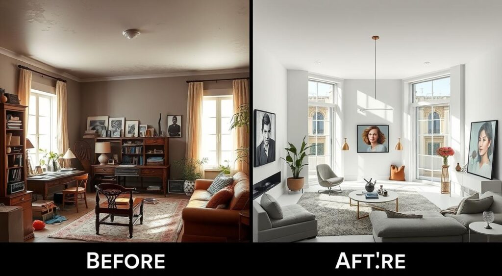 decoracao apartamento pequeno vs grande diferencas