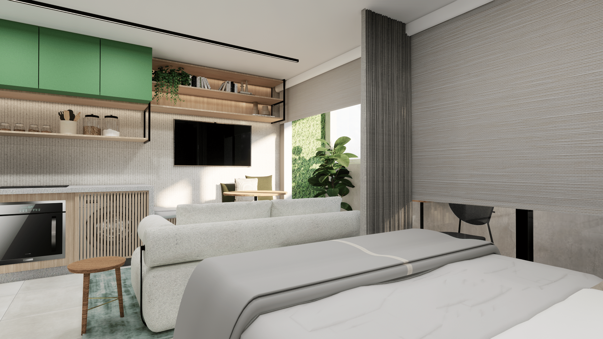 como decorar apartamento studio pequeno