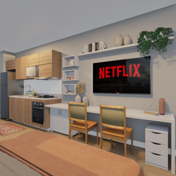 como decorar apartamento studio pequeno