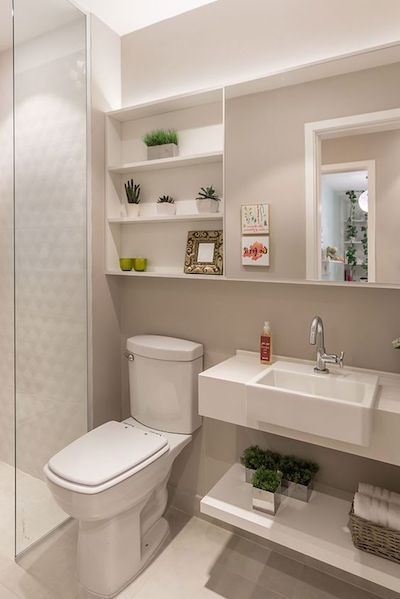 como decorar banheiro de apartamento pequeno