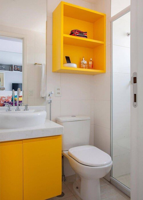 decoração banheiro pequeno moderno