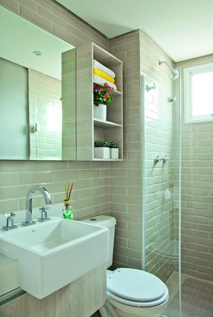 cores que ampliam banheiro pequeno