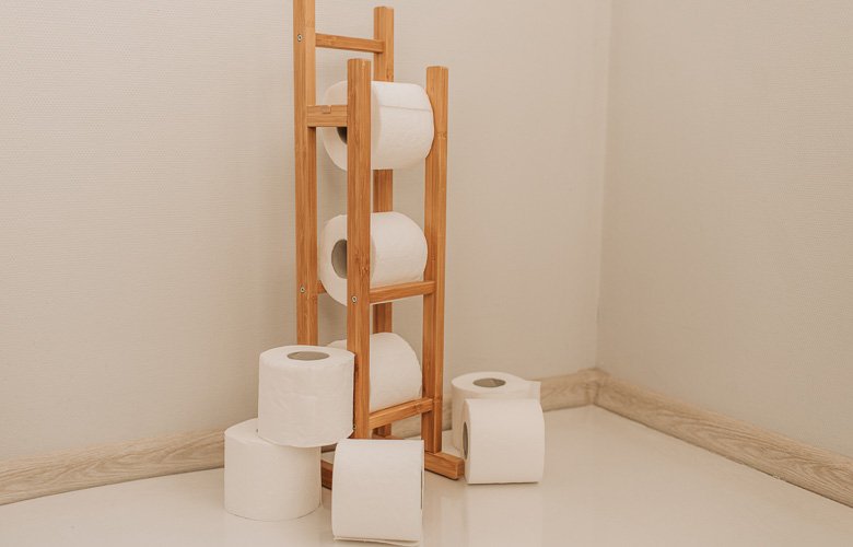 acessórios de banheiro feitos à mão