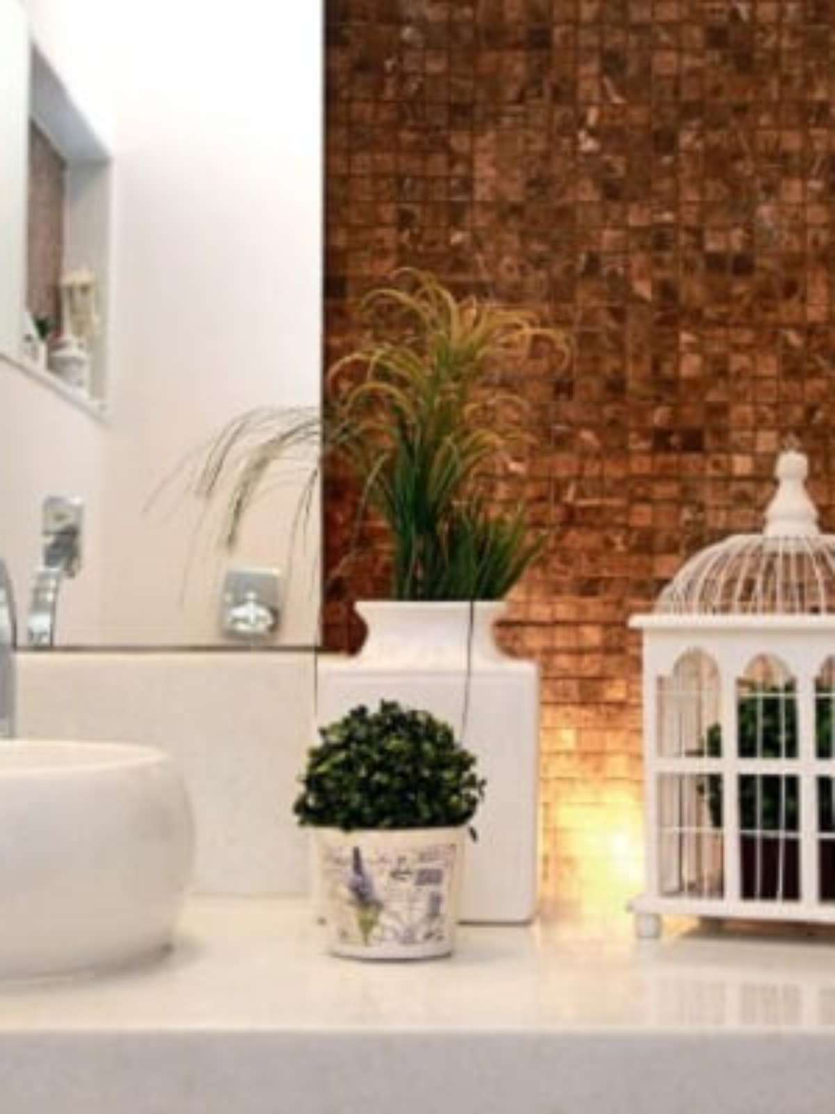 ideias de artesanato para banheiro pequeno