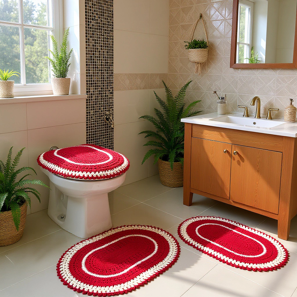 acessórios de banheiro feitos à mão