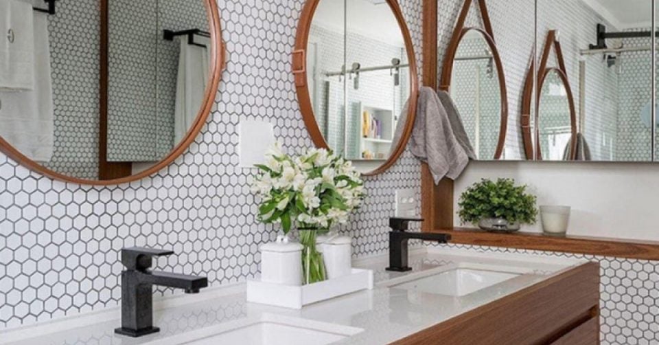 tendências de revestimentos para banheiro 2026