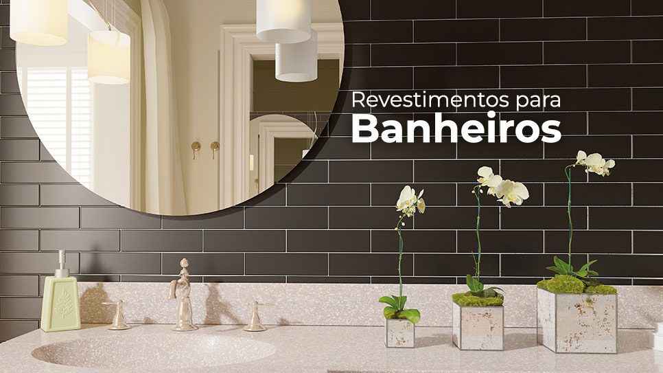 materiais modernos para banheiro