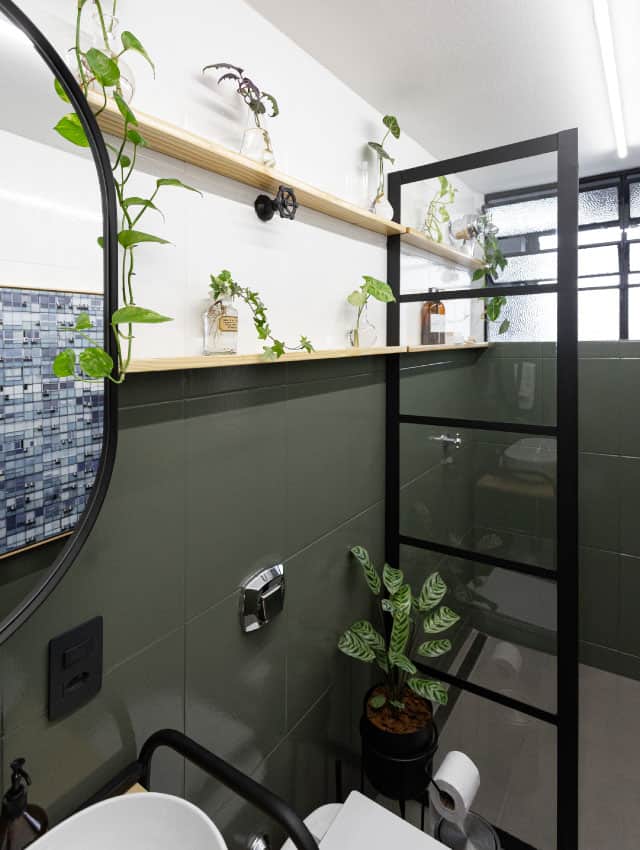 tendências banheiro cinza moderno