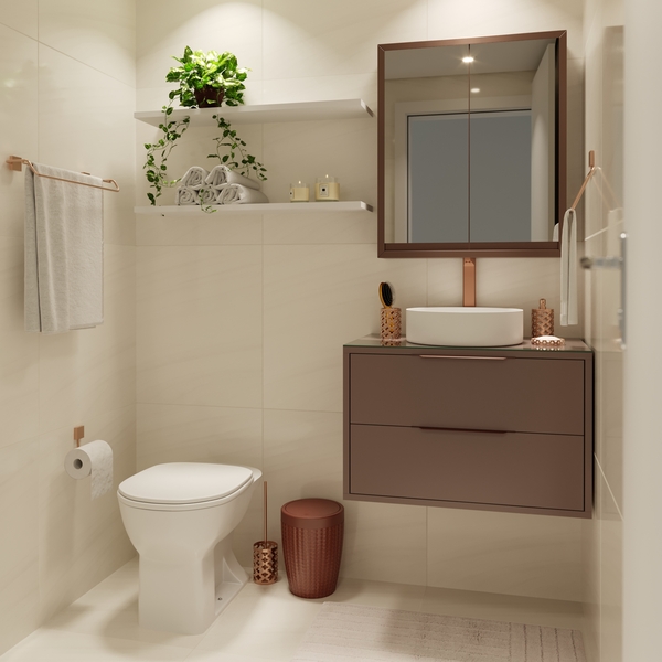 20 ideias de banheiro clean para se inspirar