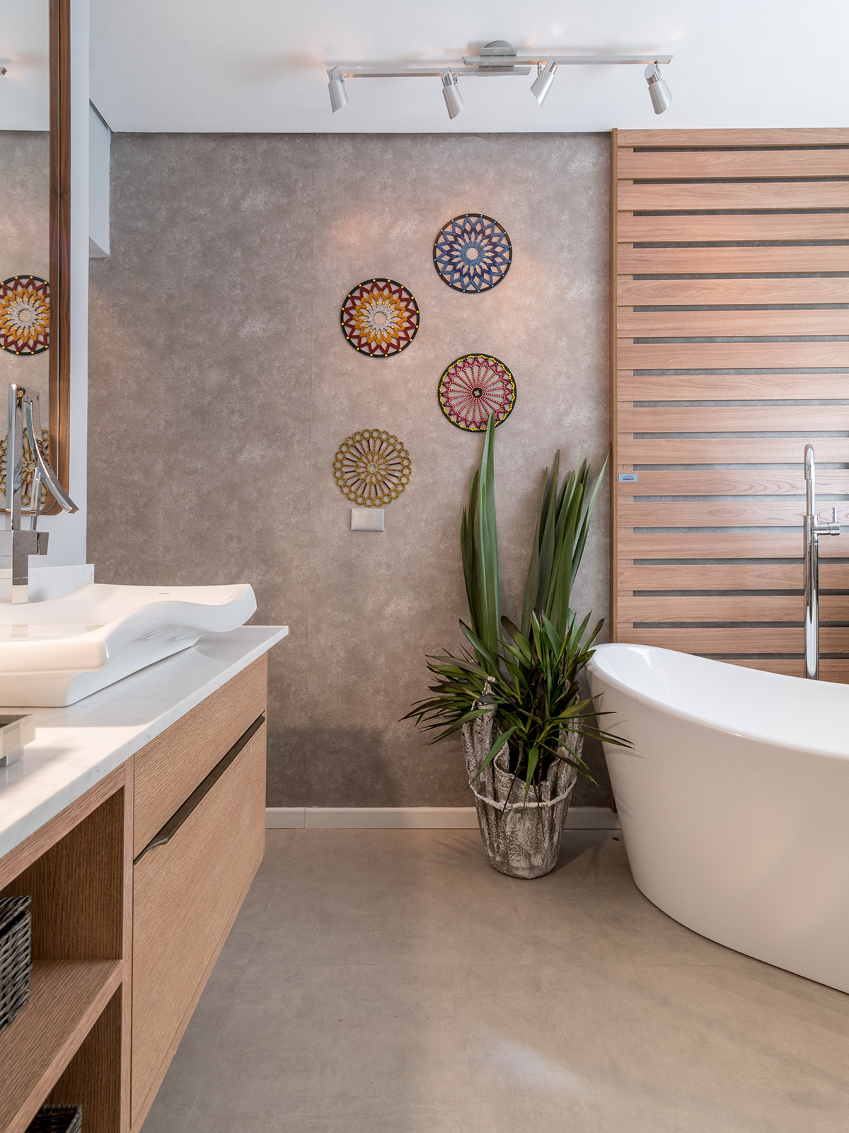 cimento queimado banheiro pequeno