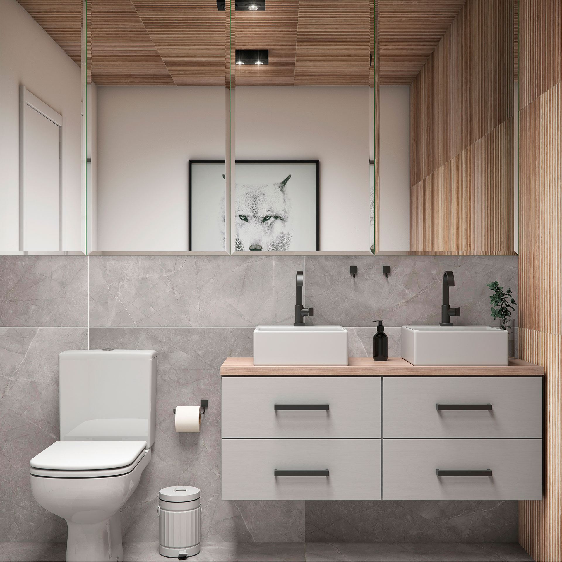 cimento queimado cores banheiro