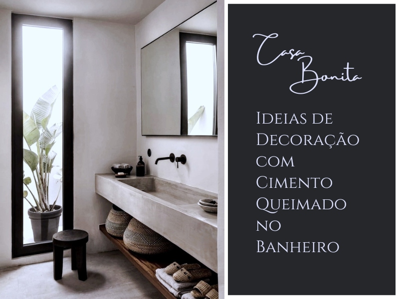 cimento queimado banheiro pequeno