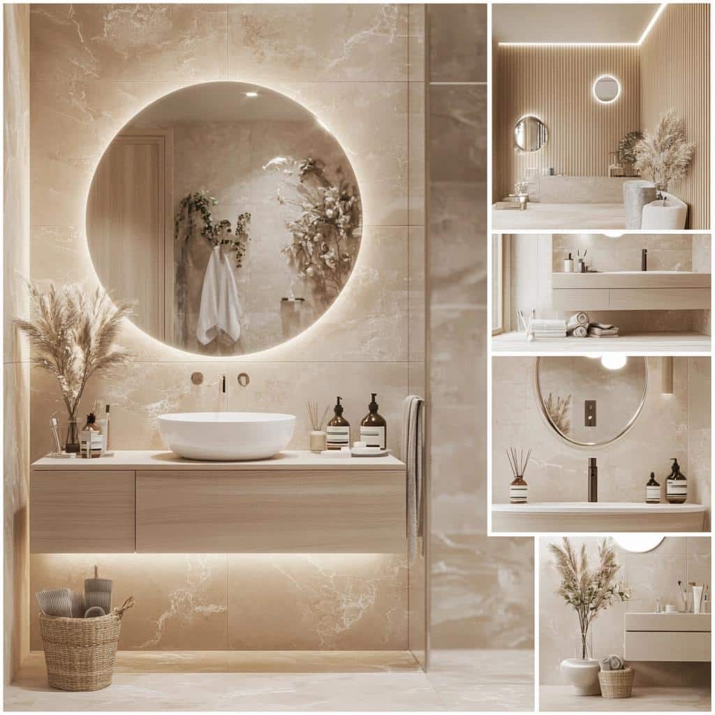 tamanho ideal espelho banheiro