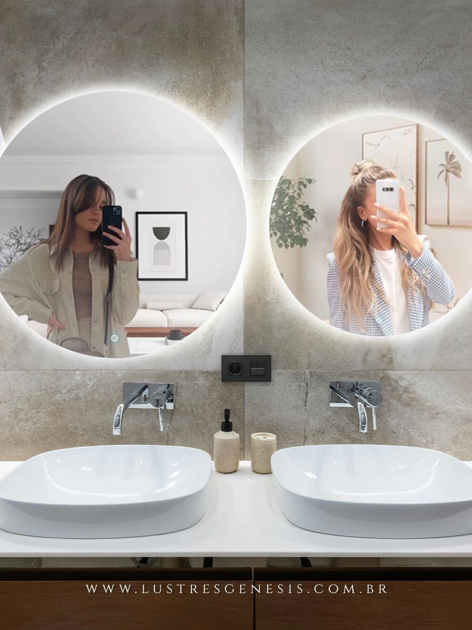 tendências espelho banheiro moderno