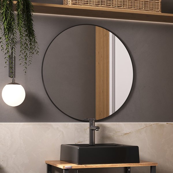 estilos de moldura espelho banheiro