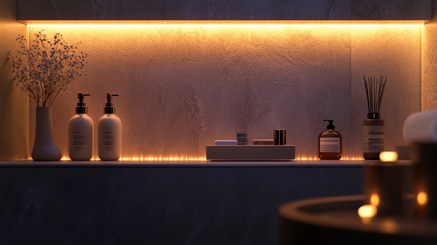 qual a profundidade de um nicho de banheiro