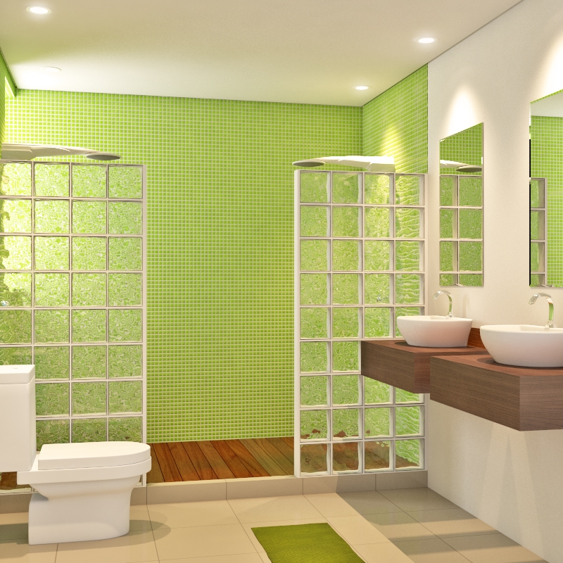 pastilhas para nichos de banheiro