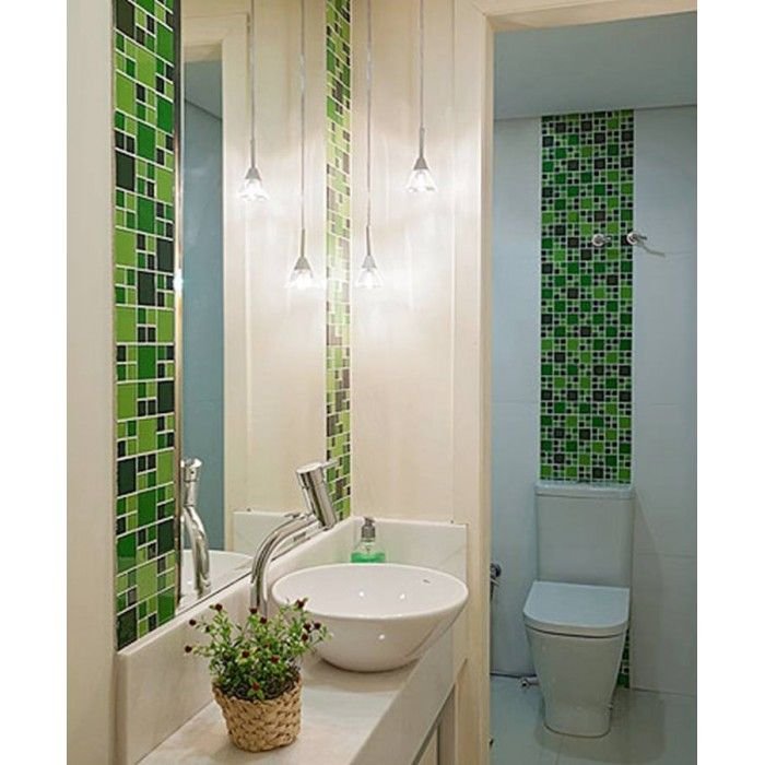 7 Ideias Criativas para Usar Pastilhas de Vidro em Banheiros Pequenos