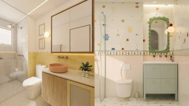 melhores materiais revestimento banheiro creche