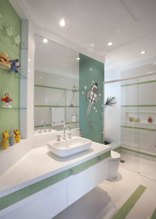 decoração de banheiro de creche