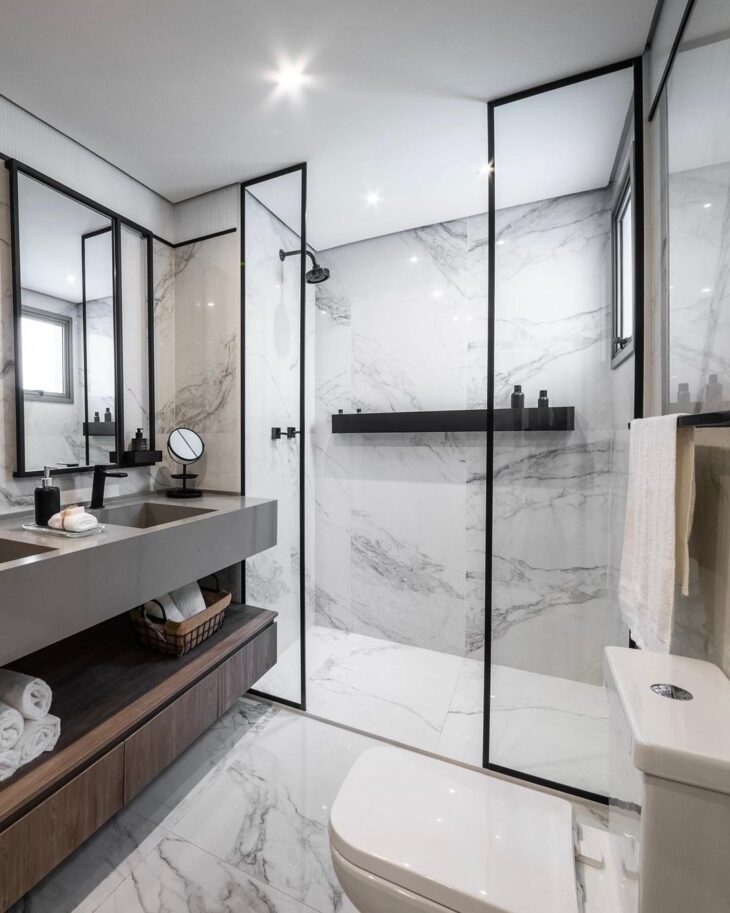 decoração de banheiro grande 2025