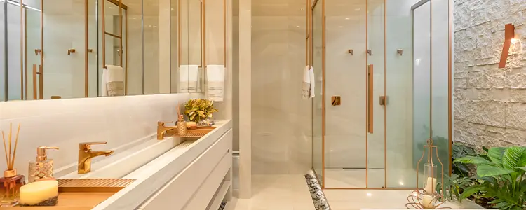 tendências de banheiros luxuosos