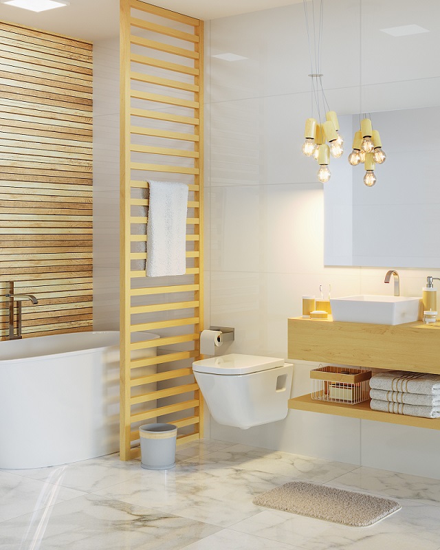 tendências de banheiros luxuosos