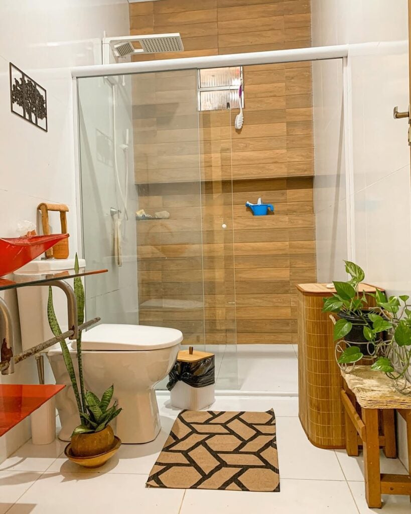 banheiro laranja vs azul qual escolher