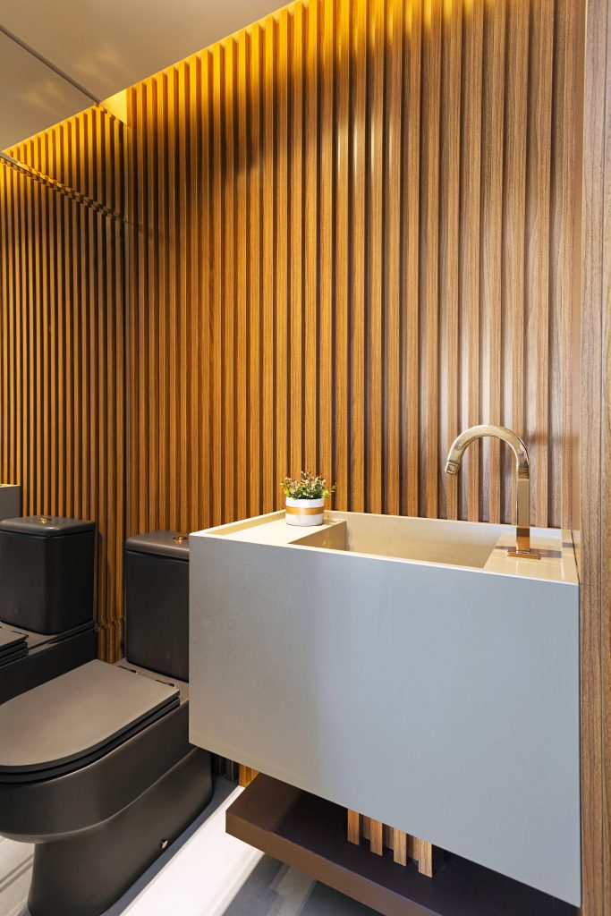 melhores revestimentos laranja para box de banheiro