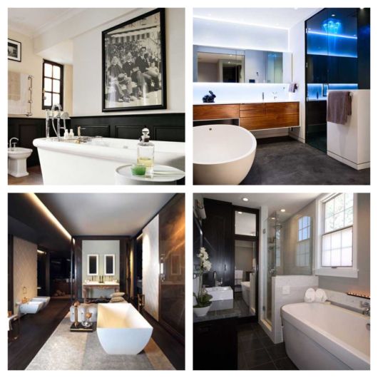 organização banheiro masculino