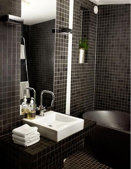 cores para banheiro masculino pequeno