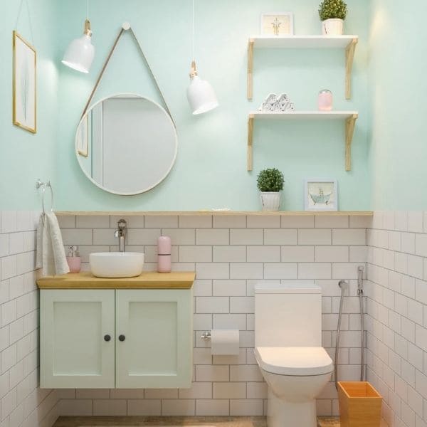 decoracao de banheiro masculino simples