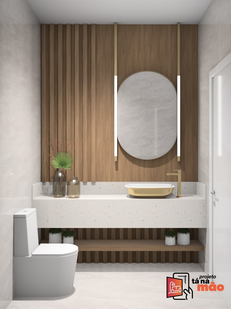 como organizar banheiro sem armário