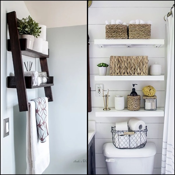 ideias de organização para banheiro pequeno