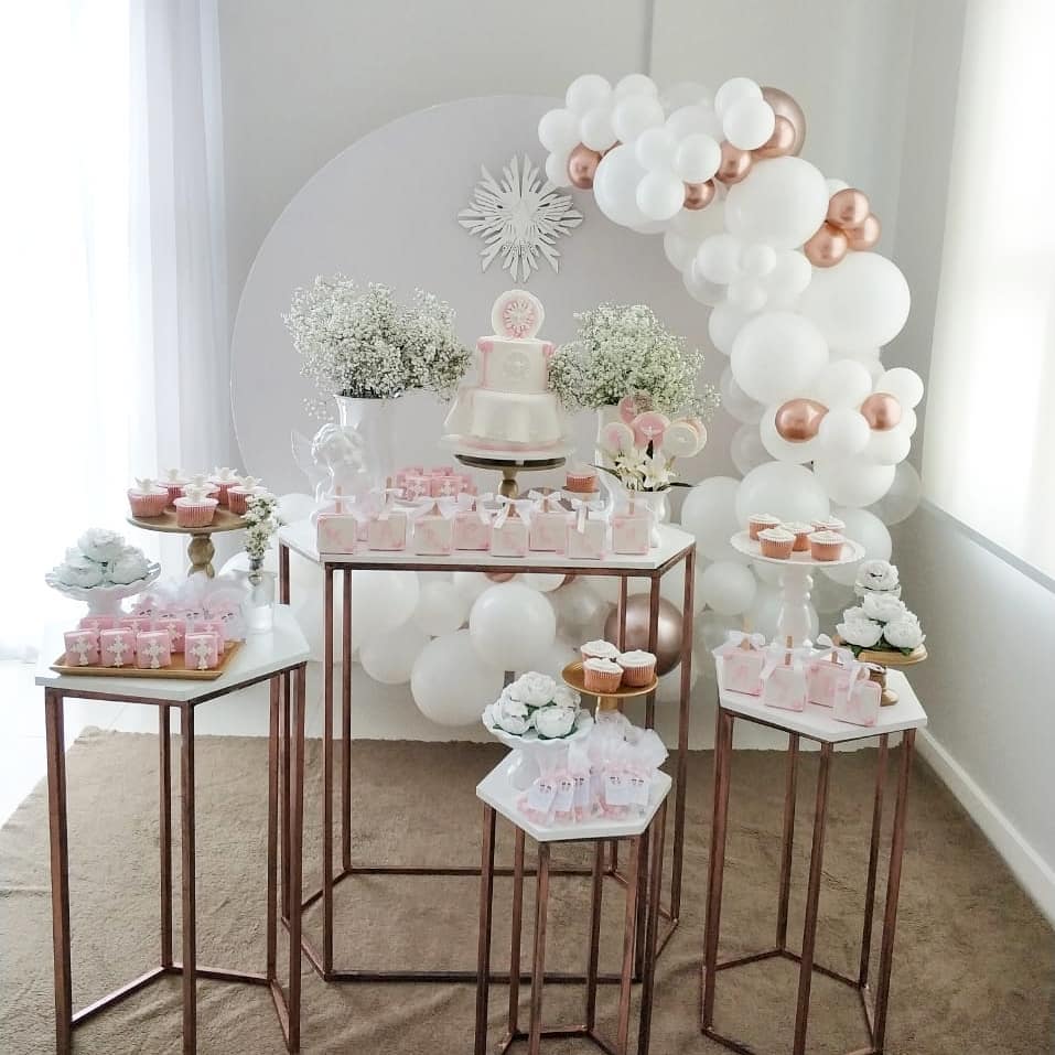 decoracao de batizado em casa