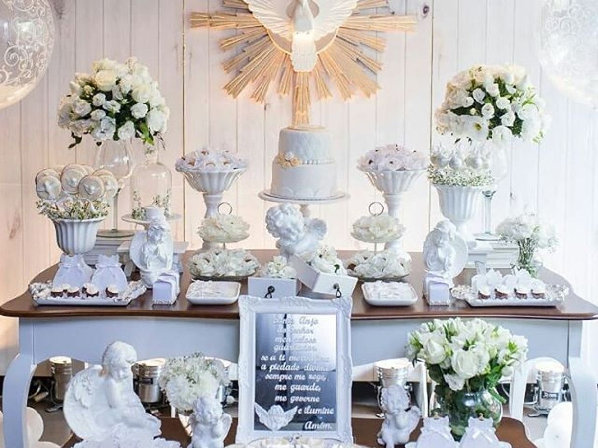 elementos essenciais decoração batizado