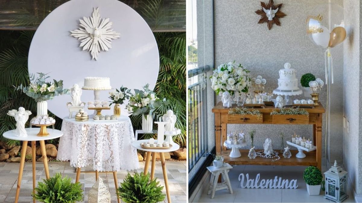 decoracao de batizado simples