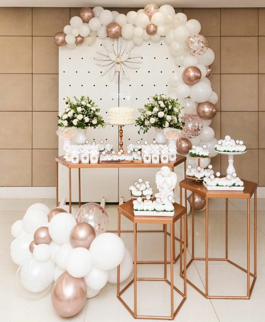 paleta de cores para batizado