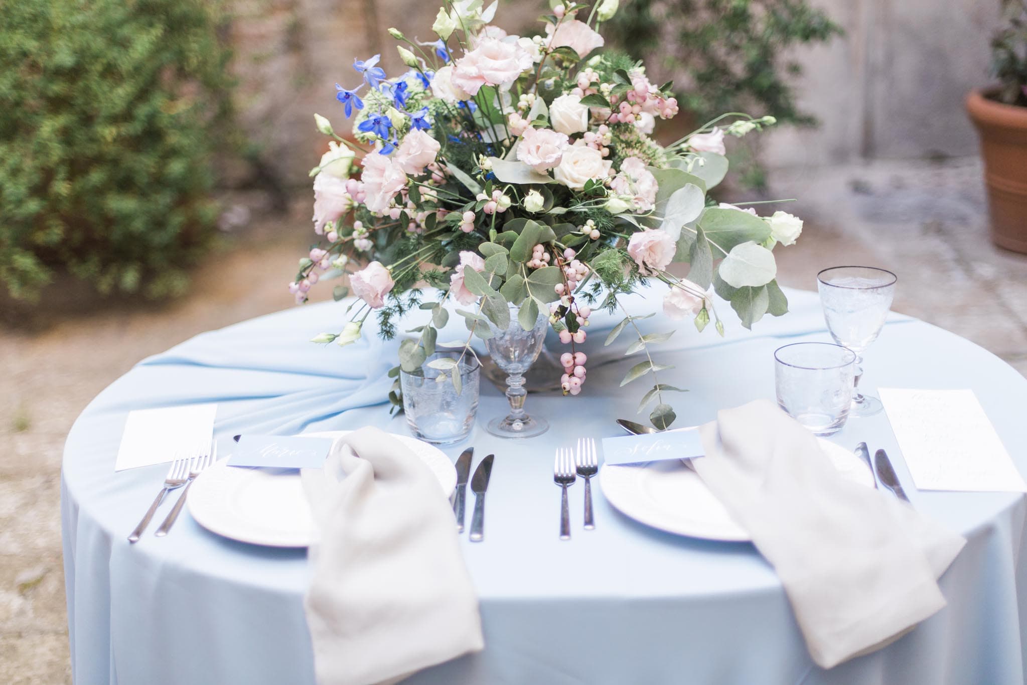 O Significado das Cores Azuis na Decoração do seu Casamento