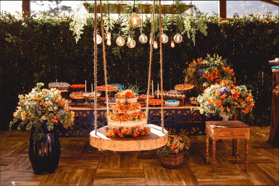 decoracao de casamento rustico