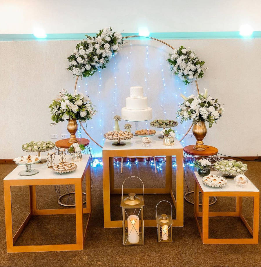 decoração de casamento simples e barata
