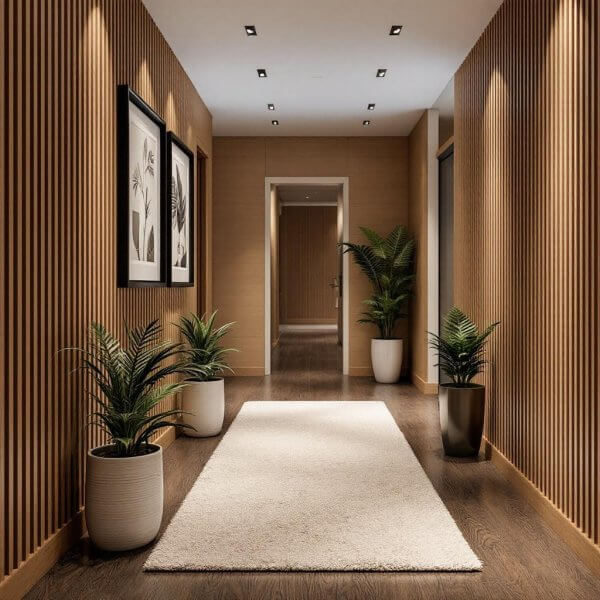 decoracao de corredor