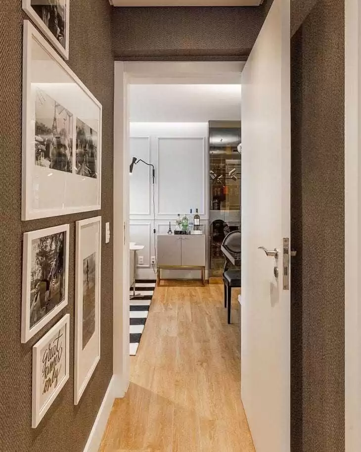 decoracao de corredor