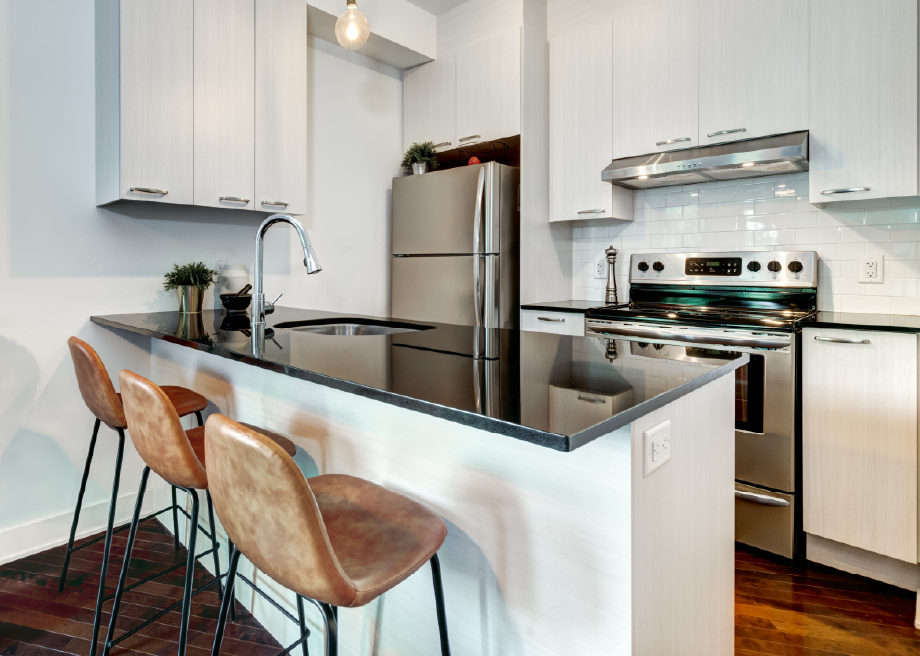 ideias para cozinha americana pequena com sala