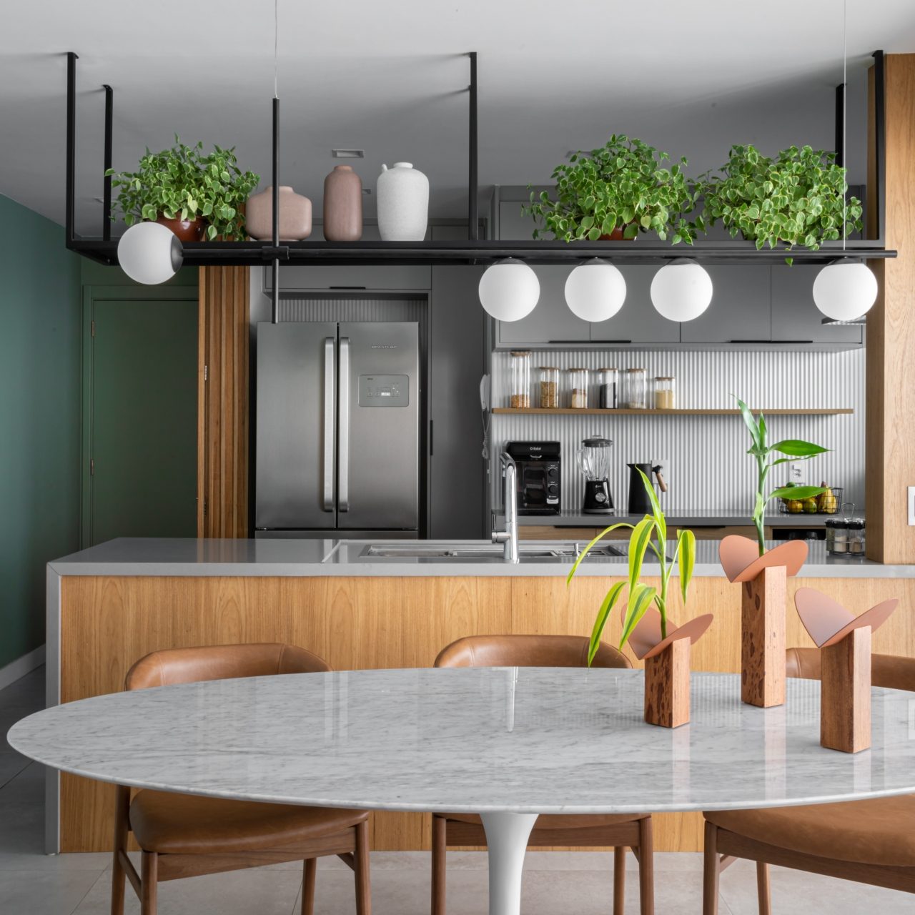 ideias para cozinha americana pequena com sala