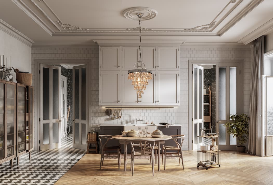 Como Usar Mármore na Bancada da Cozinha Clássica