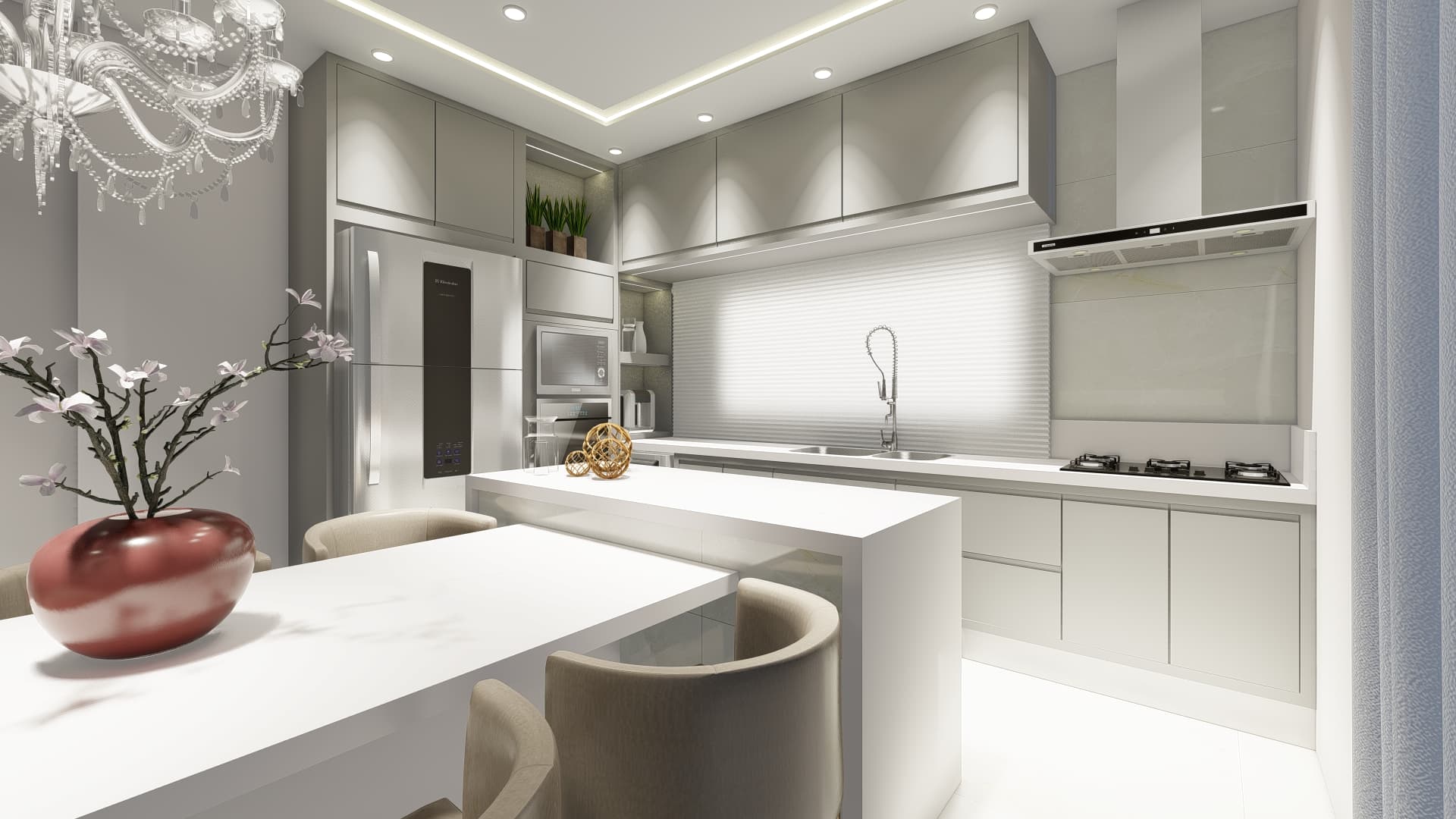 decoracao de cozinha classica