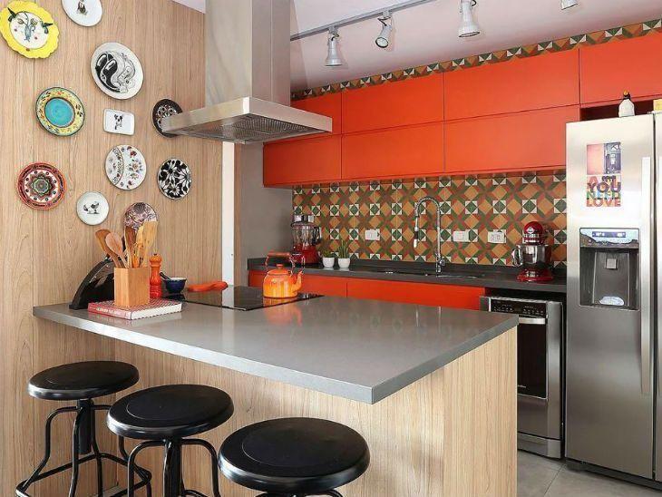 decoracao de cozinha colorida
