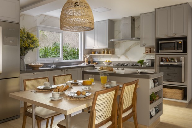 decoracao de cozinha com ilha